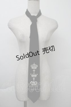 画像1: Jane Marple / ネクタイ  黒 S-25-11-26-005-JM-ZA-AS-ZS