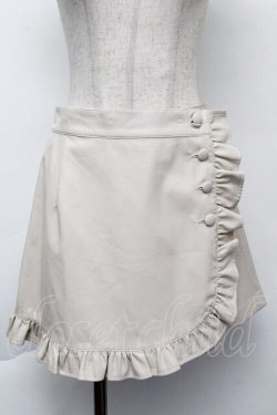 画像1: MILK / Wrap レザーキュロット  ベージュ S-25-11-26-045-ML-PA-HR-ZS