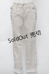 OZZ ANGELO / レースポケットパンツ  ベージュ S-25-11-26-046-OO-PA-HR-ZS