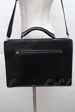 画像2: artherapie / ATメタルプレート2 2WAYボックスショルダー  黒 S-25-11-28-039-GO-BG-AS-ZS