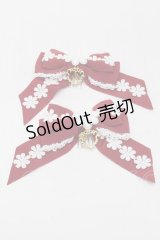 BABY,THE STARS SHINE BRIGHT / マーガレットのpresageリボンコーム  赤 S-25-11-28-006-BA-AC-AS-ZS