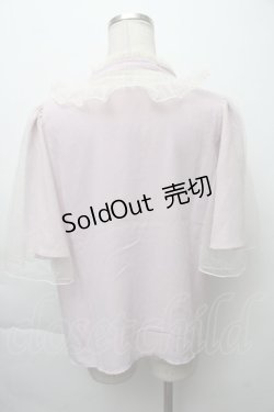 画像2: axes femme Kawaii / ビジューリボンブローチ付ブラウス  ピンク S-25-11-28-043-AX-BL-AS-ZS