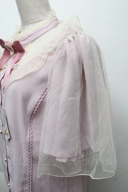 画像3: axes femme kawaii / ビジューリボンブローチ付ブラウス  ピンク S-25-11-28-043-AX-BL-AS-ZS