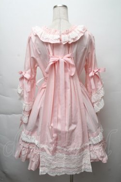 画像2: BABY,THE STARS SHINE BRIGHT / ローブ・ア・ラ・フランセーズワンピース&ヘッドドレスセット  ピンク S-25-11-28-049-BA-ZA-AS-ZS