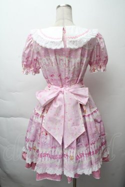 画像2: BABY,THE STARS SHINE BRIGHT / Sweetheart Parfaiteria柄ワンピース  ピンク S-25-11-28-050-BA-OP-AS-ZS