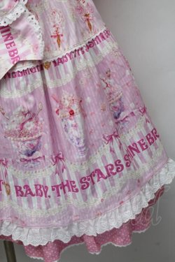 画像4: BABY,THE STARS SHINE BRIGHT / Sweetheart Parfaiteria柄ワンピース  ピンク S-25-11-28-050-BA-OP-AS-ZS