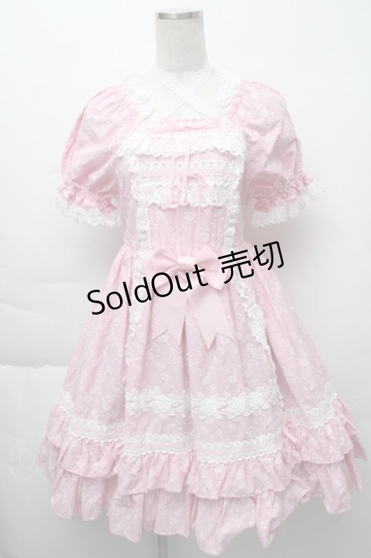 画像1: BABY,THE STARS SHINE BRIGHT / ミラベル〜Rosy Memory〜 ワンピース  ピンク S-25-11-28-051-BA-OP-AS-ZS (1)