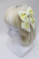 Angelic Pretty / Fruity Lemonリボンクリップ  イエロー S-25-11-28-008-AP-AC-AS-ZS