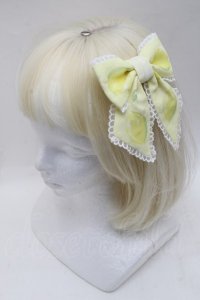 Angelic Pretty / Fruity Lemonリボンクリップ  イエロー S-25-11-28-008-AP-AC-AS-ZS