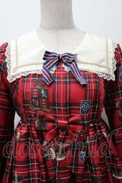 画像3: Angelic Pretty / British Bearワンピース  赤 S-25-11-28-053-AP-OP-AS-ZS