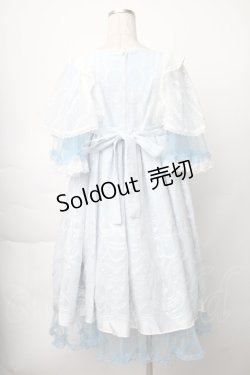 画像2: Angelic Pretty / Lacy Heart Gardenワンピース  サックス S-25-11-28-055-AP-OP-AS-ZS