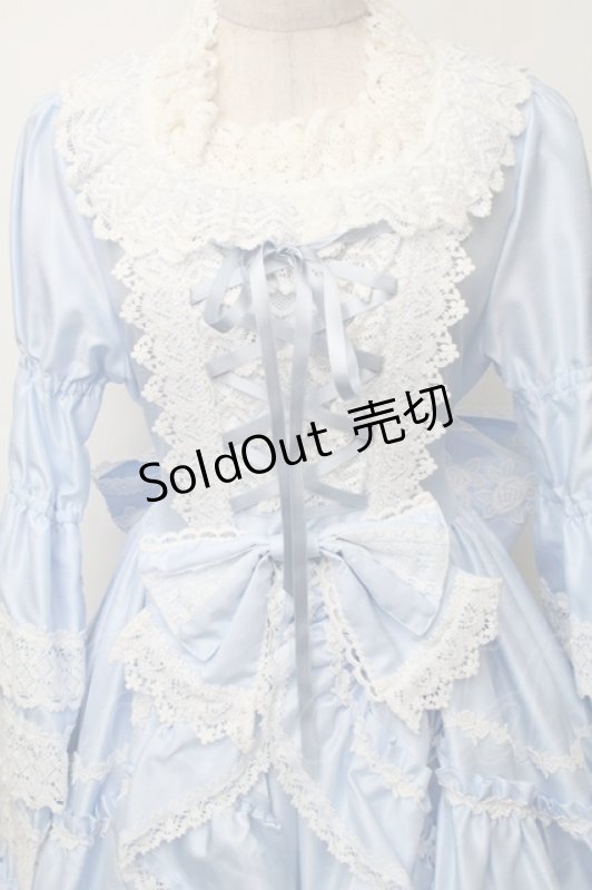 画像4: BABY,THE STARS SHINE BRIGHT / シンデレラワンピース  サックス S-25-11-28-056-BA-OP-AS-ZS (4)