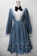 Amavel / Secret Rose Gardenワンピース  ブルー S-25-11-28-057-CA-OP-AS-ZS