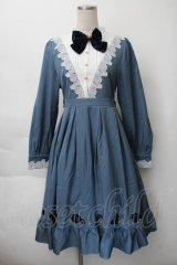 Amavel / Secret Rose Gardenワンピース  ブルー S-25-11-28-057-CA-OP-AS-ZS