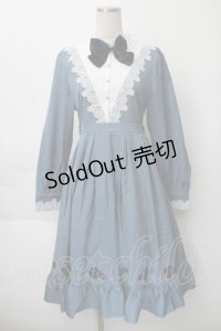 Amavel / Secret Rose Gardenワンピース  ブルー S-25-11-28-057-CA-OP-AS-ZS