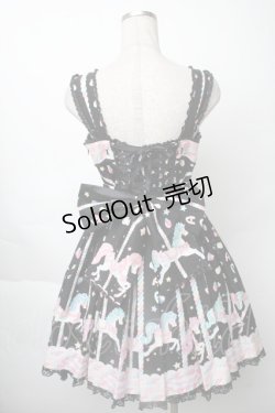 画像2: Angelic Pretty / Sugary Carnivalジャンパースカート  黒 S-25-11-28-062-AP-OP-AS-ZS