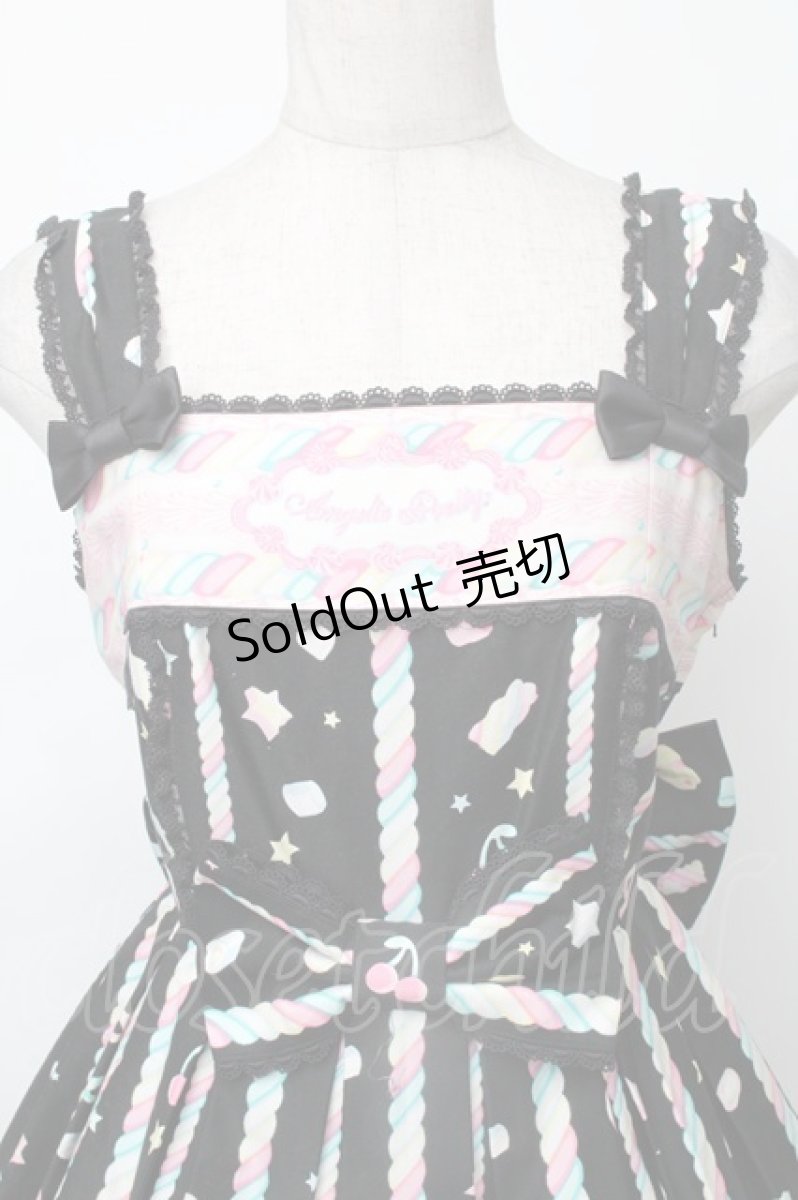画像3: Angelic Pretty / Sugary Carnivalジャンパースカート  黒 S-25-11-28-062-AP-OP-AS-ZS (3)