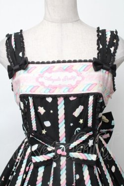 画像3: Angelic Pretty / Sugary Carnivalジャンパースカート  黒 S-25-11-28-062-AP-OP-AS-ZS