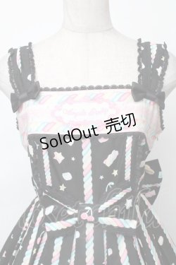 画像3: Angelic Pretty / Sugary Carnivalジャンパースカート  黒 S-25-11-28-062-AP-OP-AS-ZS