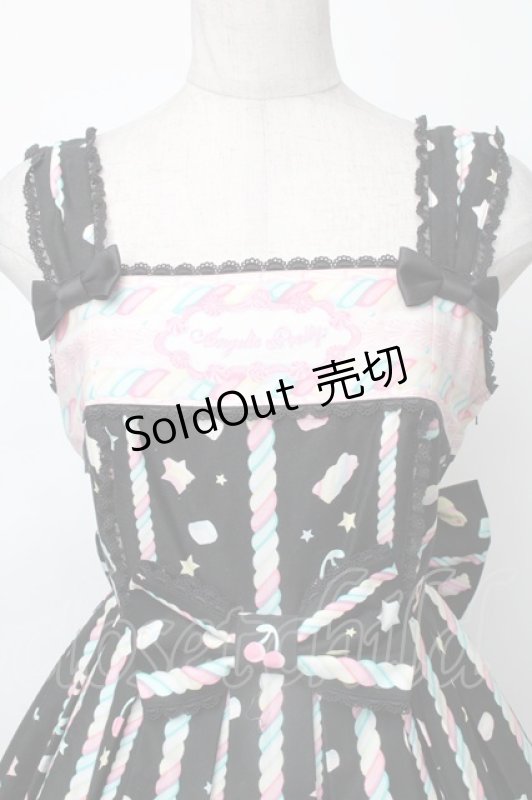 画像3: Angelic Pretty / Sugary Carnivalジャンパースカート  黒 S-25-11-28-062-AP-OP-AS-ZS (3)