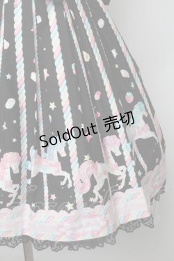 画像4: Angelic Pretty / Sugary Carnivalジャンパースカート  黒 S-25-11-28-062-AP-OP-AS-ZS