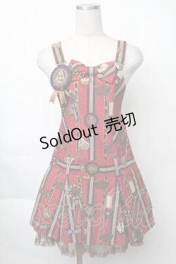 画像1: Angelic Pretty / Chocolate Rosetteサロペット  赤 S-25-11-28-063-AP-OP-AS-ZS