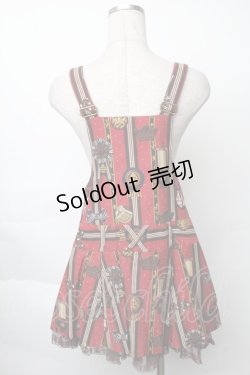 画像2: Angelic Pretty / Chocolate Rosetteサロペット  赤 S-25-11-28-063-AP-OP-AS-ZS