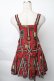 画像2: Angelic Pretty / Chocolate Rosetteサロペット  赤 S-25-11-28-063-AP-OP-AS-ZS (2)