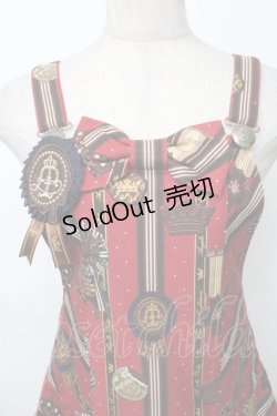 画像3: Angelic Pretty / Chocolate Rosetteサロペット  赤 S-25-11-28-063-AP-OP-AS-ZS