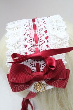 画像4: BABY,THE STARS SHINE BRIGHT / ベビードールジャンパースカート＆プリンセスドロップヘッドドレスセット  エンジ S-25-11-28-064-BA-OP-AS-ZS