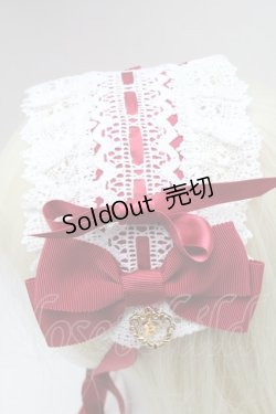 画像4: BABY,THE STARS SHINE BRIGHT / ベビードールジャンパースカート＆プリンセスドロップヘッドドレスセット  エンジ S-25-11-28-064-BA-OP-AS-ZS