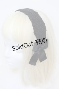 m petit by misako / TT*AMレースカチューシャ  黒 S-25-11-28-1009-LO-AC-AS-ZS