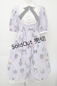 Angelic Pretty / Mademoiselle de Parisワンピース  ラベンダー S-25-11-28-1044-AP-OP-AS-ZS