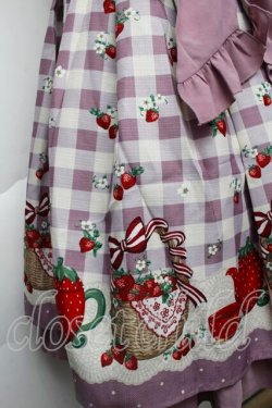 画像3: axes femme kawaii / ベリーズピクニックジャンパースカート  ピンク S-25-11-28-1045-AX-OP-AS-ZS