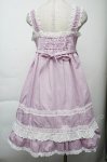 画像2: BABY,THE STARS SHINE BRIGHT / ベビードールジャンパースカート＆プリンセスドロップヘッドドレスセット  ラベンダー S-25-11-28-1047-BA-OP-AS-ZS (2)