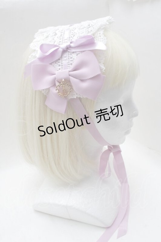 画像3: BABY,THE STARS SHINE BRIGHT / ベビードールジャンパースカート＆プリンセスドロップヘッドドレスセット  ラベンダー S-25-11-28-1047-BA-OP-AS-ZS (3)