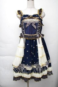 BABY,THE STARS SHINE BRIGHT / Etoile Filante  お星さまに願いを ジャンパースカート  紺 S-25-11-28-1051-BA-OP-AS-ZS