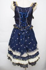 画像2: BABY,THE STARS SHINE BRIGHT / Etoile Filante  お星さまに願いを ジャンパースカート  紺 S-25-11-28-1051-BA-OP-AS-ZS (2)
