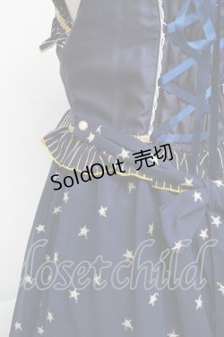 画像3: BABY,THE STARS SHINE BRIGHT / Etoile Filante  お星さまに願いを ジャンパースカート  紺 S-25-11-28-1051-BA-OP-AS-ZS