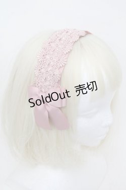 画像2: m petit by misako / TT*AMレースカチューシャ  ピンク S-25-11-28-1010-LO-AC-AS-ZS