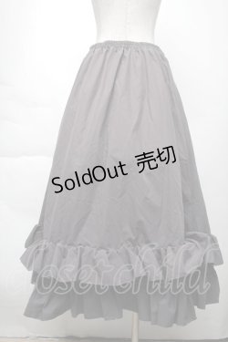 画像2: FLC / 皆方由衣コラボ/ティアードスカート  グレー S-25-11-28-1055-LO-SK-AS-ZS