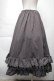 画像2: FLC / 皆方由衣コラボ/ティアードスカート  グレー S-25-11-28-1055-LO-SK-AS-ZS (2)