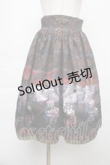 ALICE and the PIRATES / 運命のアルカナと星が導く FORTUNE TELLER柄スカート  イグニス(黒) S-25-11-28-1056-PA-SK-AS-ZS