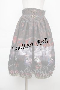 ALICE and the PIRATES / 運命のアルカナと星が導く FORTUNE TELLER柄スカート  イグニス(黒) S-25-11-28-1056-PA-SK-AS-ZS