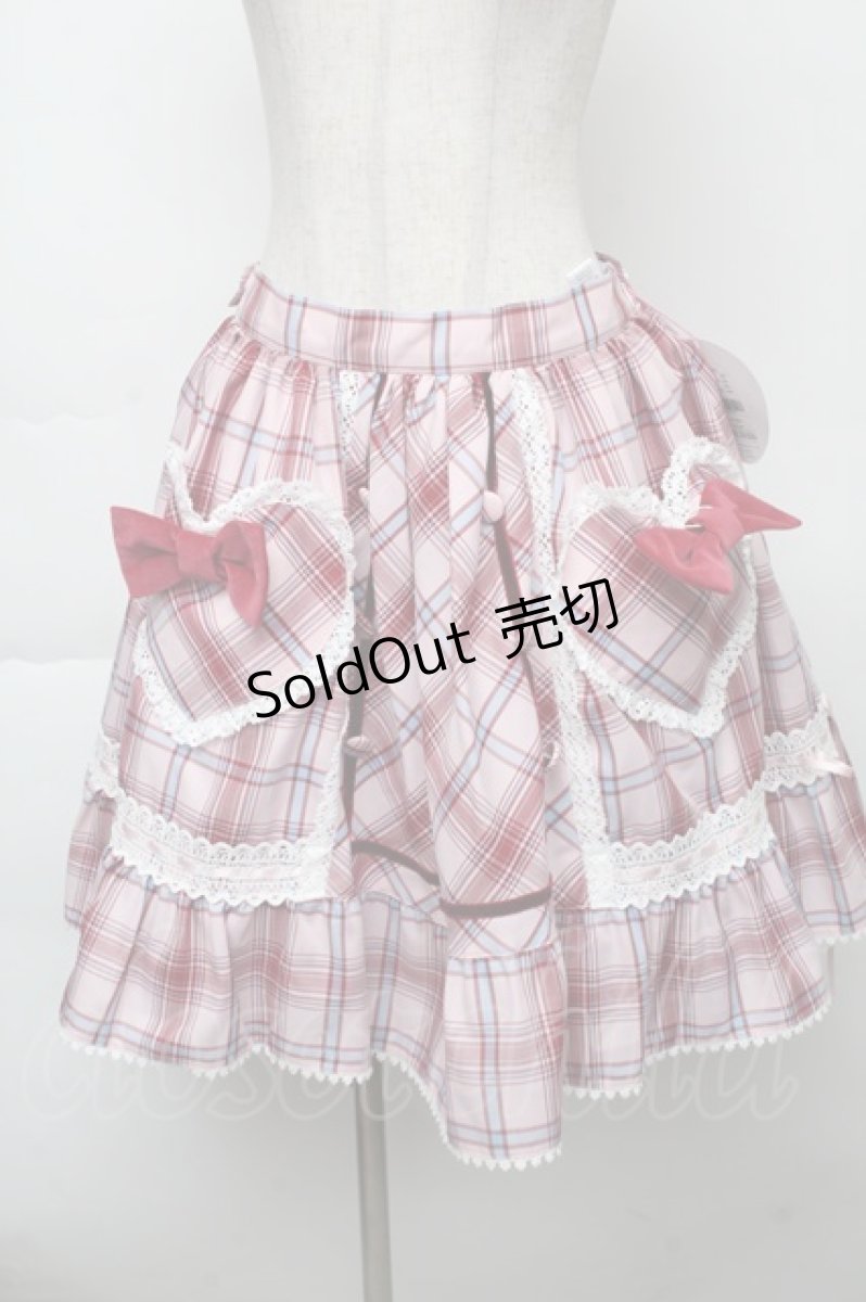 画像1: BABY,THE STARS SHINE BRIGHT / Mary Stuartタータンチェックスカート  ピンク S-25-11-28-1057-BA-SK-AS-ZS (1)
