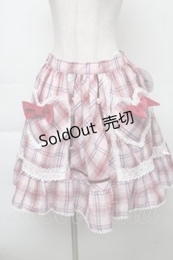 画像1: BABY,THE STARS SHINE BRIGHT / Mary Stuartタータンチェックスカート  ピンク S-25-11-28-1057-BA-SK-AS-ZS