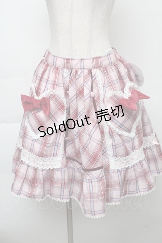 画像1: BABY,THE STARS SHINE BRIGHT / Mary Stuartタータンチェックスカート  ピンク S-25-11-28-1057-BA-SK-AS-ZS (1)