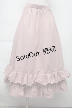 画像1: FLC / 皆方由衣コラボ/ティアードスカート  ピンク S-25-11-28-1058-LO-SK-AS-ZS