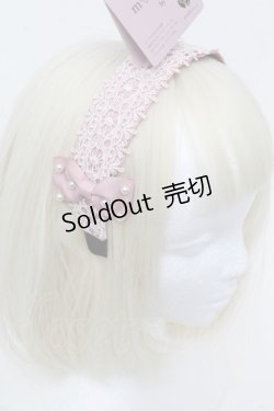 画像2: m petit by misako / TT*AMPLカチューシャ  ピンク S-25-11-28-1011-LO-AC-AS-ZS