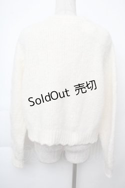 画像2: melume / 3連リボンカーディガン  オフ S-25-11-28-1013-LO-TO-AS-ZS